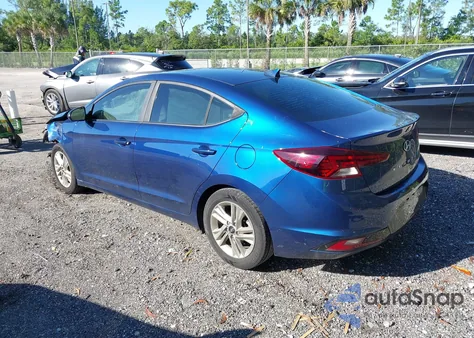 2019 Hyundai Elantra Sel from USA, damaged, VIN 5NPD84LF5KH491592